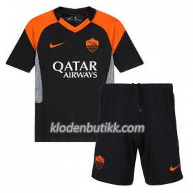 AS Roma Barn Tredjedraktsett 2020-2021 Kortermet (+ Korte bukser)